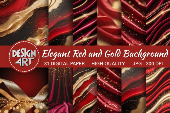 Download Elegant Red &amp; Gold Luxury Background - Premium Resources