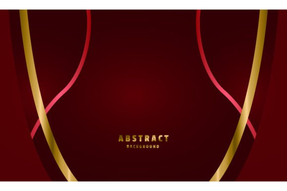Download Red Dark Luxury Background with Golden - Premium Resources